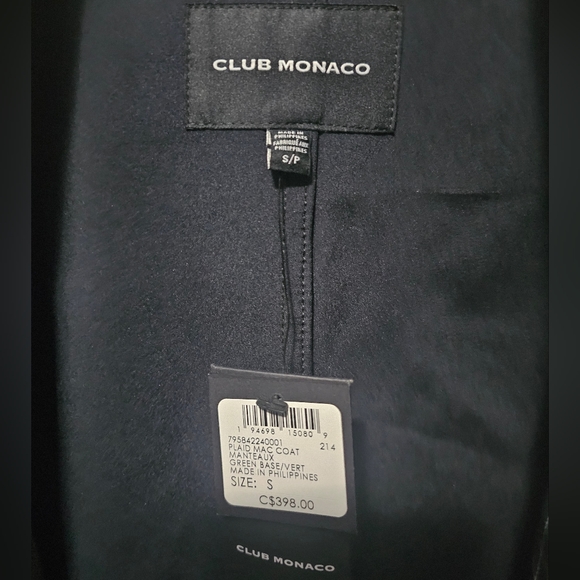Men Trench coat Club Monaco - Picture 3 of 3
